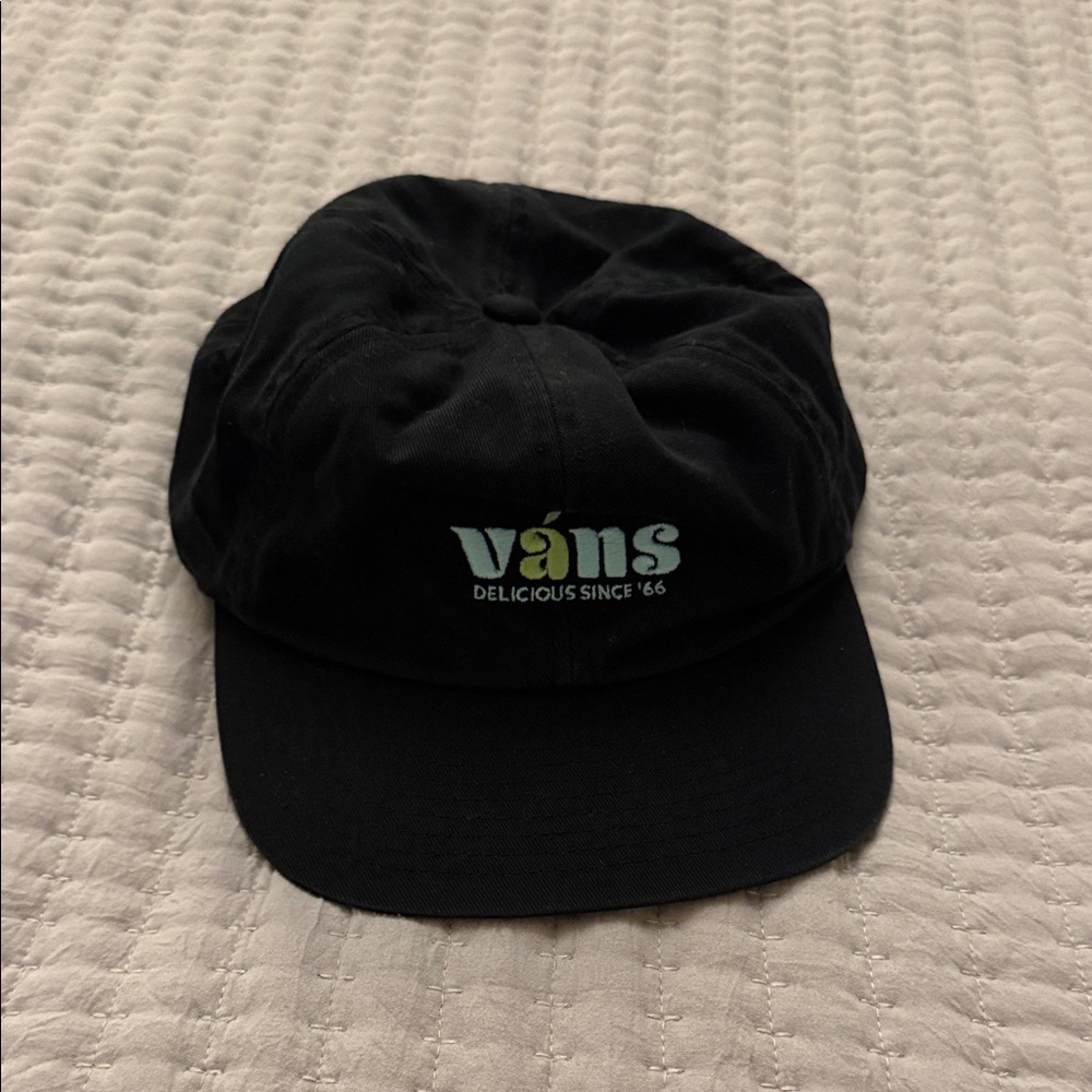 Vans Black Cap with Logo
